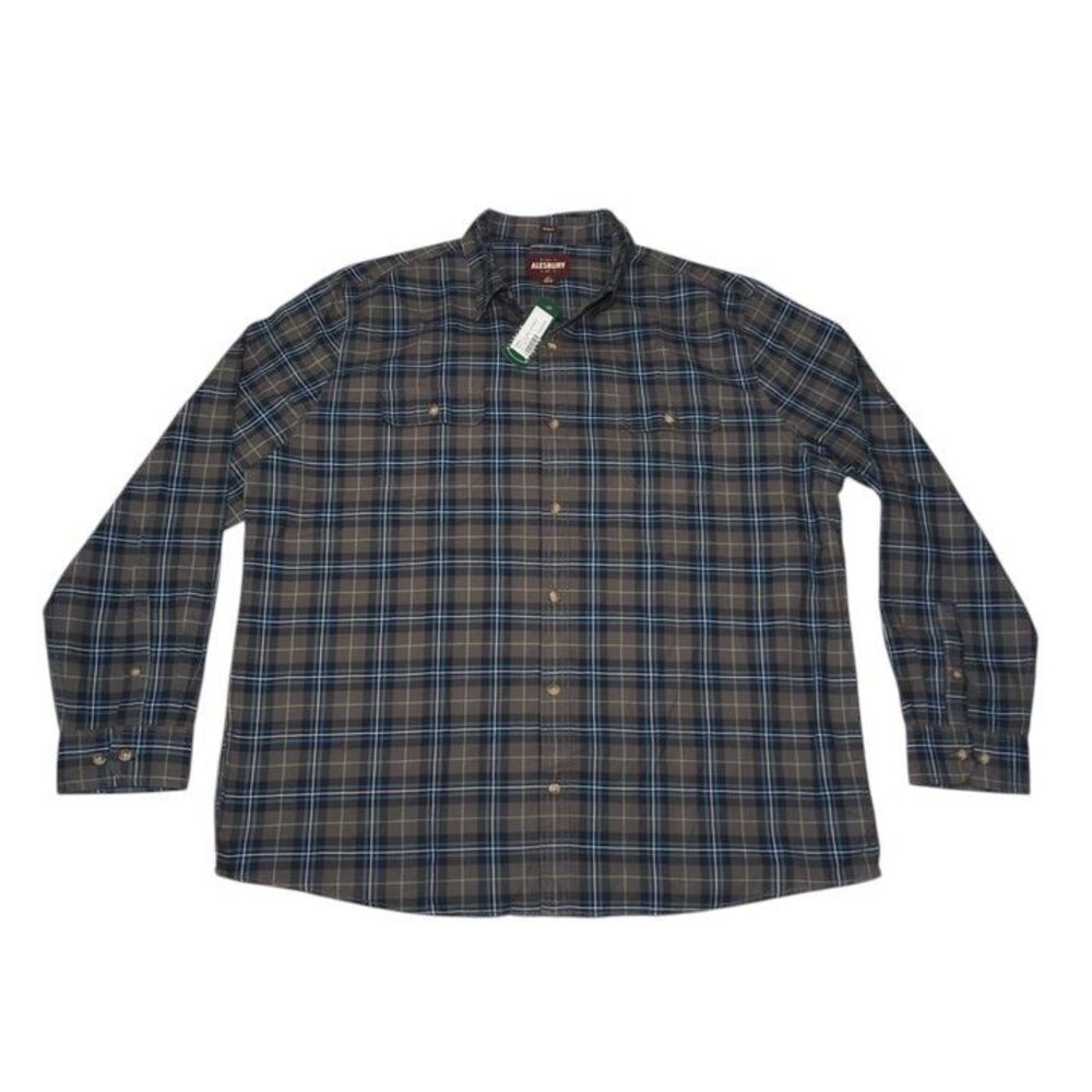 Alesbury‎ Men's 2XL Shirt NEW WITH TAGS Tall Button Up Long Sleeve